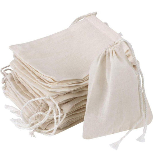 3 ct Muslin Bag/ Bath Tea Bag