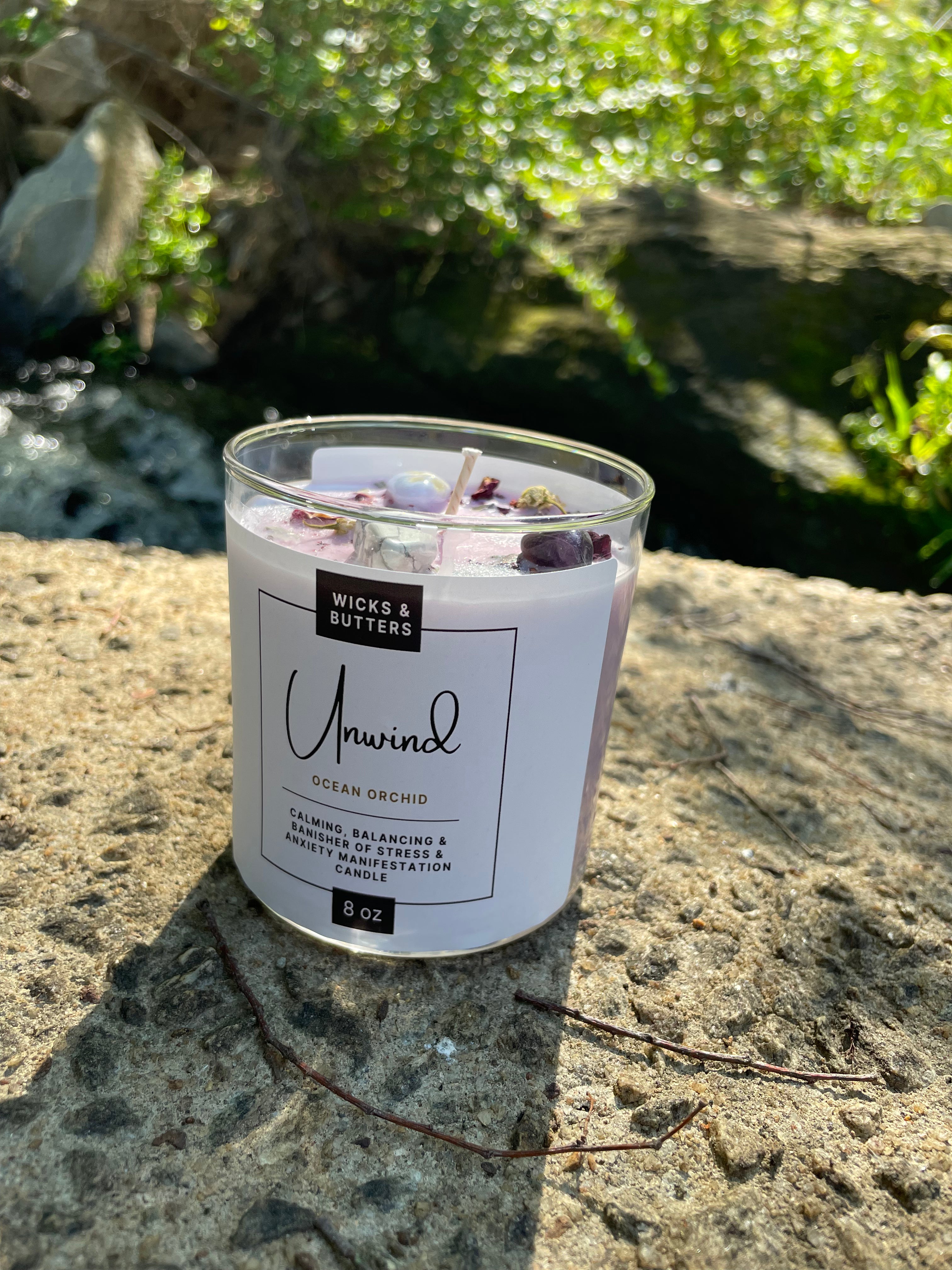 Unwind * Calming & Balancing Manifestation Candle Wicks & Butters