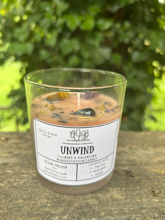 Unwind: Calming & Balancing Manifestation Candle